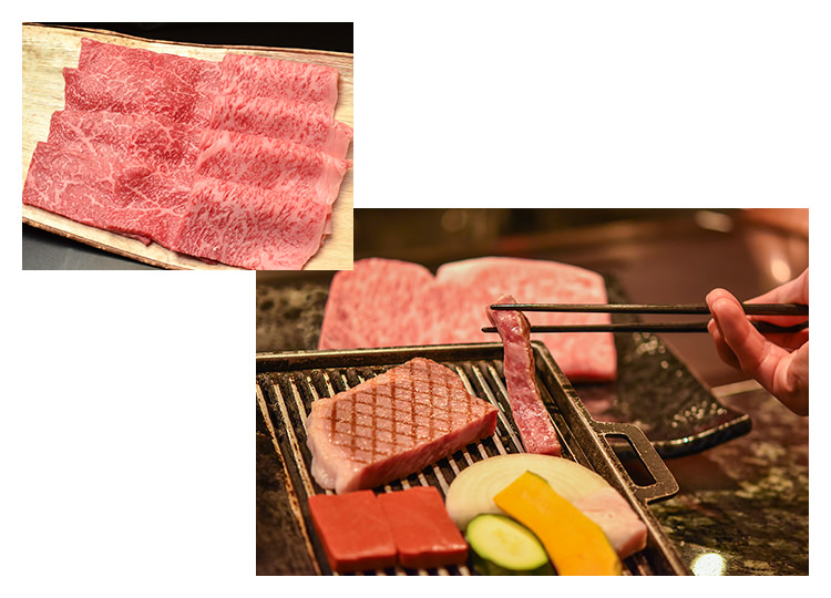 「松喜屋」 近江牛あみ焼